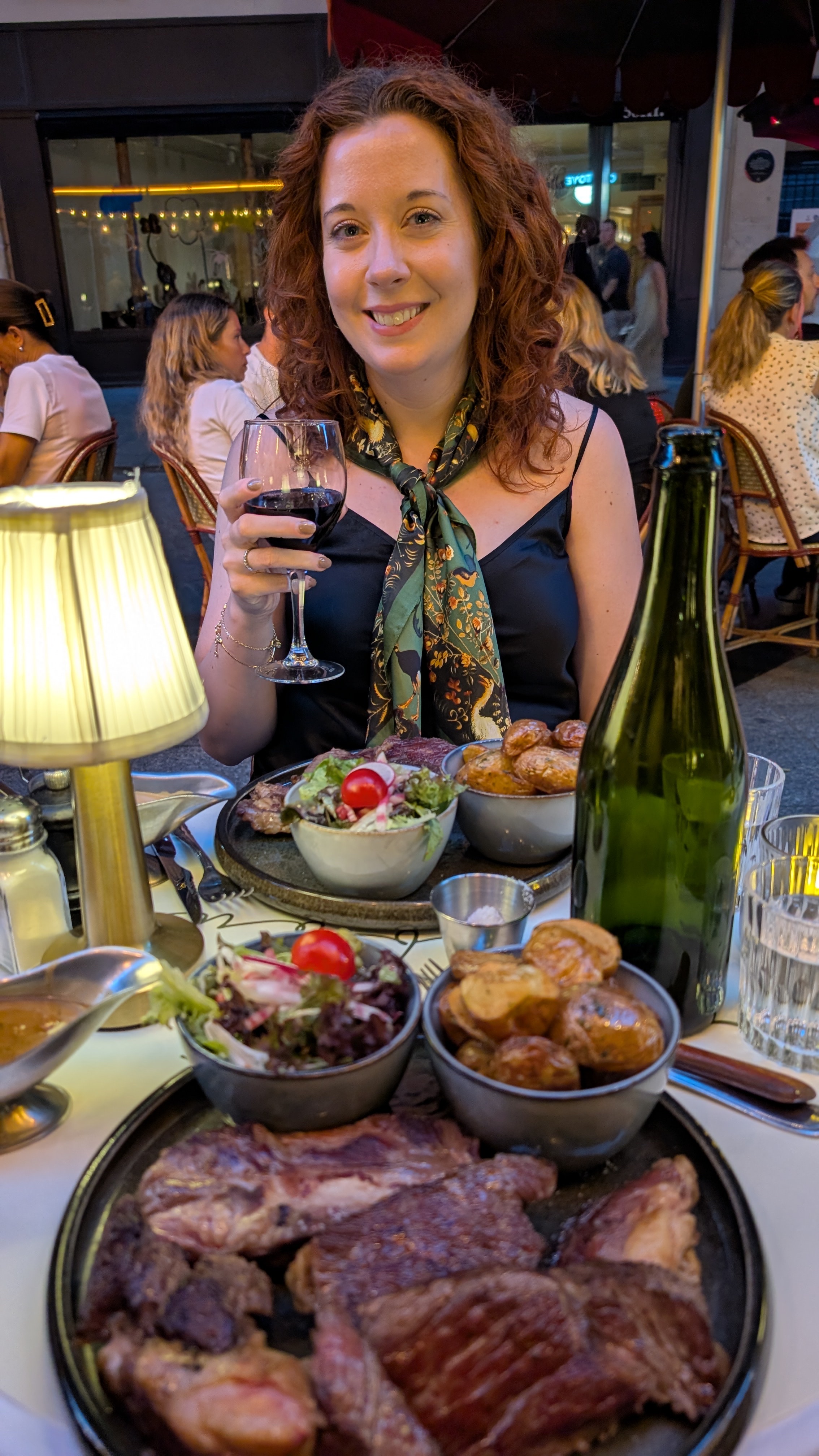 Client living life